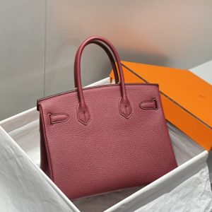 Replica Hermes Birkin Bordeaux Red 2 Replica Hermes Birkin Bordeaux Red - premium-grade designer purse dupe