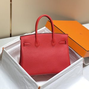 Replica Hermes Birkin Hot Red 3 Replica Hermes Birkin Hot Red - premium 1:1 fake handbag model