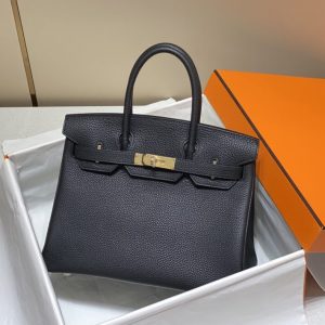Replica Hermes Birkin Black Gold 3 Replica Hermes Birkin Black Gold - premium-grade designer purse dupe