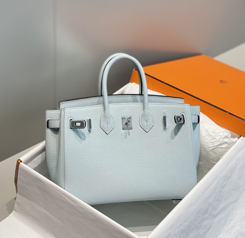 Replica Hermes Birkin Grail Blue 3 Replica Hermes Birkin Grail Blue - realistic designer-inspired fake bag