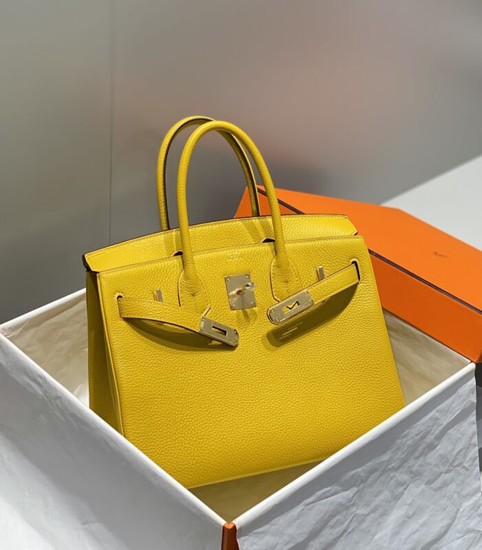 Replica Hermes Birkin Amber Yellow 3 Replica Hermes Birkin Amber Yellow - premium 1:1 fake handbag model