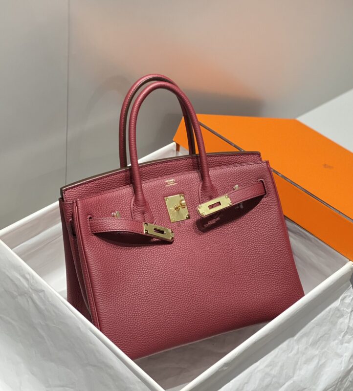 Replica Hermes Birkin Bordeaux Red 3 Replica Hermes Birkin Bordeaux Red - 1:1 designer replica handbag