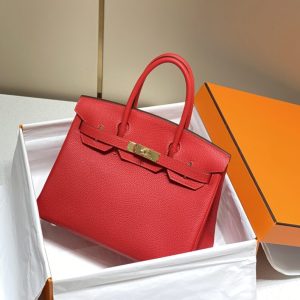 Replica Hermes Birkin Hot Red 2 Replica Hermes Birkin Hot Red - best quality luxury bag dupe