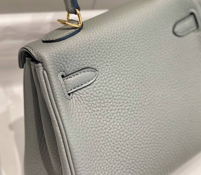 Replica Hermes Kelly Mini Cumulonimbus Gray 4 Replica Hermes Kelly Mini Cumulonimbus Gray - best-selling designer handbag dupe