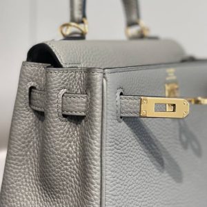 Replica Hermes Kelly Mini Cumulonimbus Gray 5 Replica Hermes Kelly Mini Cumulonimbus Gray - authentic-look luxury purse replica