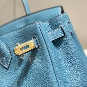Replica Hermes Birkin Denim Blue 5 Replica Hermes Birkin Denim Blue - premium 1:1 fake handbag model