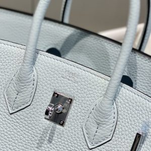 Replica Hermes Birkin Grail Blue 5 Replica Hermes Birkin Grail Blue - premium 1:1 fake handbag model