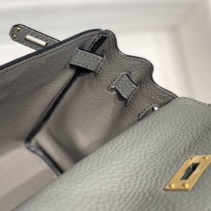Replica Hermes Kelly Mini Cumulonimbus Gray 6 Replica Hermes Kelly Mini Cumulonimbus Gray - realistic designer-inspired fake bag