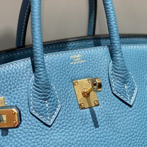 Replica Hermes Birkin Denim Blue 6 Replica Hermes Birkin Denim Blue - authentic-look luxury purse replica
