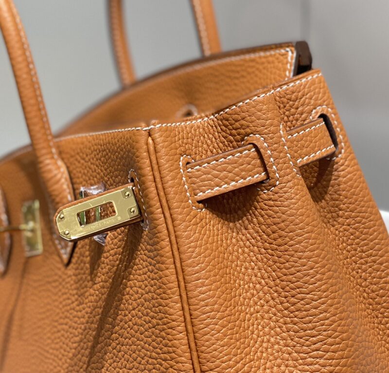 Replica Hermes Birkin Golden Brown 7 Replica Hermes Birkin Golden Brown - premium 1:1 fake handbag model