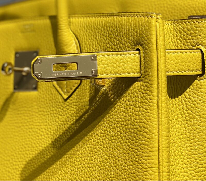 Replica Hermes Birkin Amber Yellow 6 Replica Hermes Birkin Amber Yellow - 1:1 designer replica handbag
