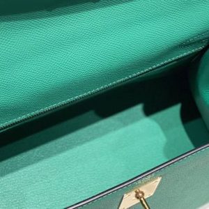 Replica Hermes Kelly Emperial Green 7 Replica Hermes Kelly Emperial Green - premium 1:1 fake handbag model