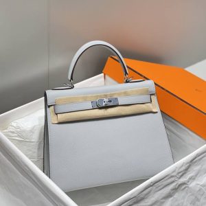 Replica Hermes Kelly Seagull Blue 7 Replica Hermes Kelly Seagull Blue - near-authentic luxury replica handbag
