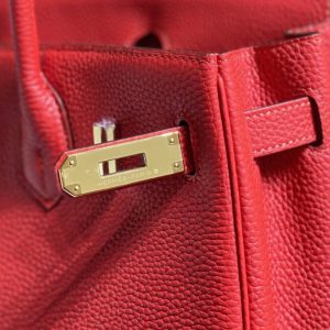 Replica Hermes Birkin Hot Red 6 Replica Hermes Birkin Hot Red - realistic designer-inspired fake bag