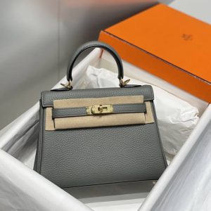 Replica Hermes Kelly Mini Cumulonimbus Gray 8 Replica Hermes Kelly Mini Cumulonimbus Gray - ultra-realistic fake designer tote
