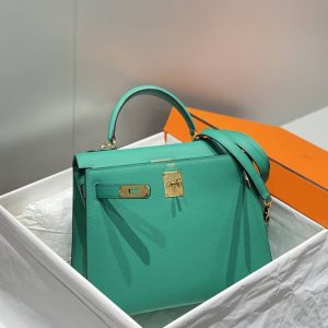 Replica Hermes Kelly Emperial Green 9 Replica Hermes Kelly Emperial Green - near-authentic luxury replica handbag
