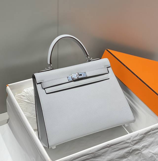 Replica Hermes Kelly Seagull Blue 9 Replica Hermes Kelly Seagull Blue - premium 1:1 fake handbag model
