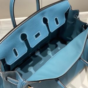 Replica Hermes Birkin Denim Blue 9 Replica Hermes Birkin Denim Blue - best-selling designer handbag dupe