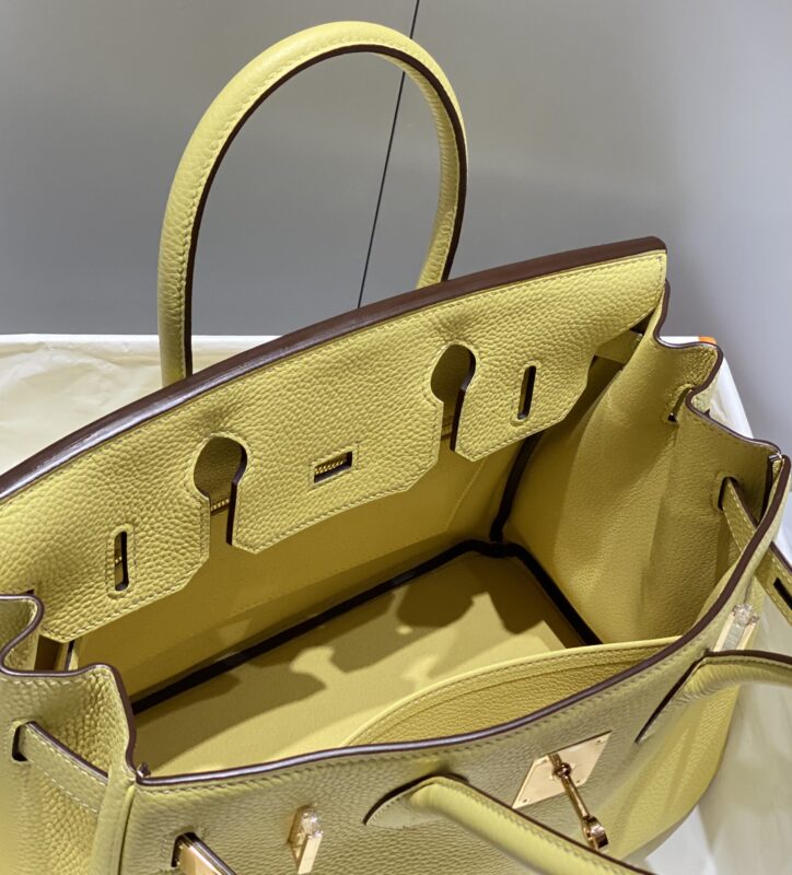 Replica Hermes Birkin Yellow 9 Replica Hermes Birkin Yellow - authentic-look luxury purse replica
