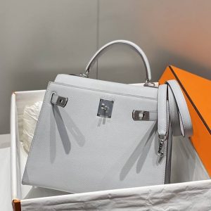 Replica Hermes Kelly Seagull Blue 10 Replica Hermes Kelly Seagull Blue - near-authentic luxury replica handbag