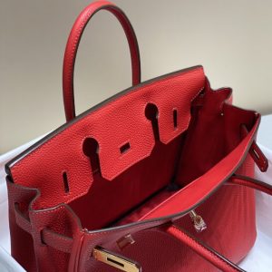 Replica Hermes Birkin Hot Red 9 Replica Hermes Birkin Hot Red - high-accuracy replica luxury purse
