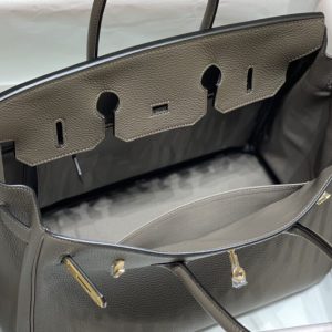 Replica Hermes Birkin Pewter Grey - elite superclone designer purse