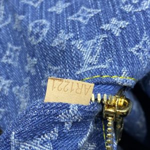 Replica Louis Vuitton Carry All MM Denim 8 Replica Louis Vuitton Carry All MM Denim - top-tier luxury replica shoulder bag