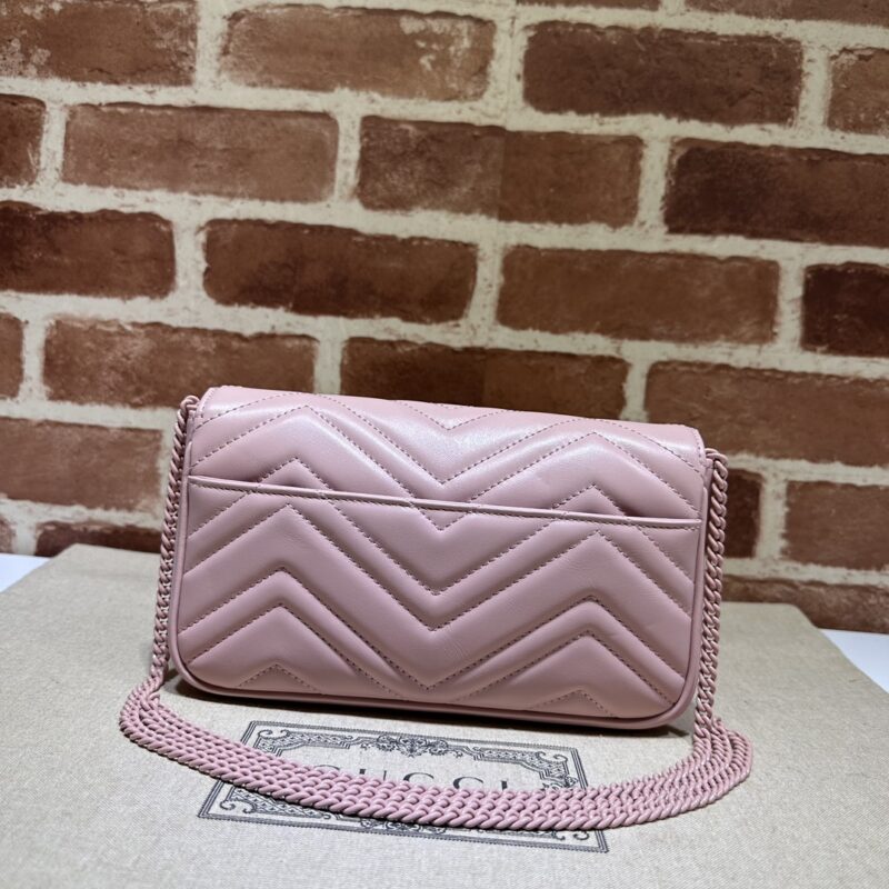 Replica Gucci Matelassé Mini Pink 2 Replica Gucci Matelassé Mini Pink - 1:1 designer replica handbag
