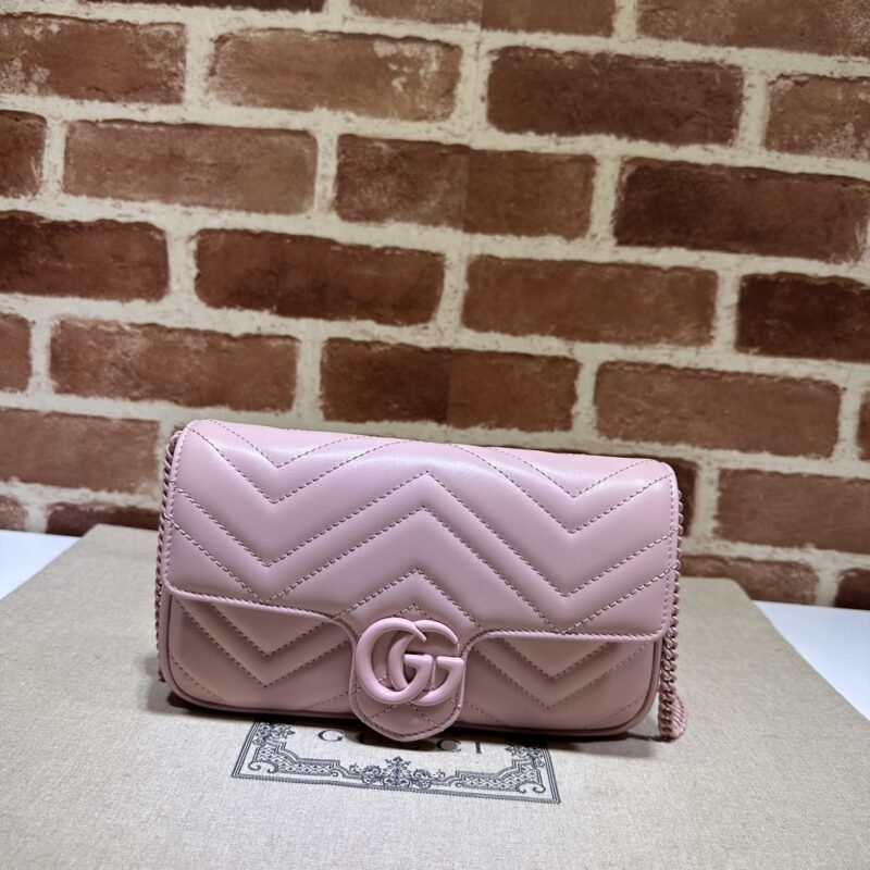 Replica Gucci Matelassé Mini Pink 8 Replica Gucci Matelassé Mini Pink - realistic designer-inspired fake bag