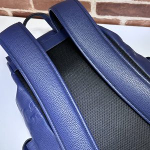 Replica Gucci Medium Backpack Full Blue - best quality luxury bag dupe
