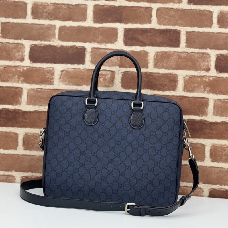 Replica Gucci Crossbody Briefcase Blue 3 Replica Gucci Crossbody Briefcase Blue - high-accuracy replica luxury purse