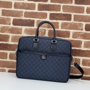 Replica Gucci Crossbody Briefcase Blue 5 Replica Gucci Crossbody Briefcase Blue - near-authentic luxury replica handbag