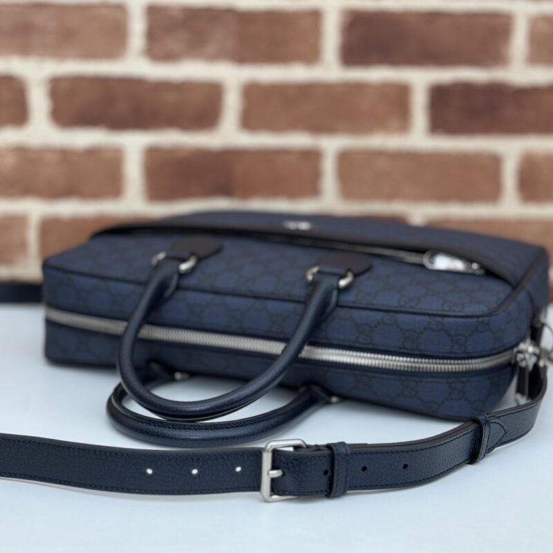 Replica Gucci Crossbody Briefcase Blue 7 Replica Gucci Crossbody Briefcase Blue - near-authentic luxury replica handbag