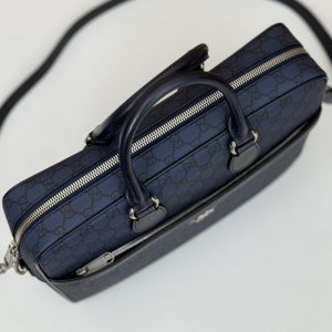 Replica Gucci Crossbody Briefcase Blue 10 Replica Gucci Crossbody Briefcase Blue - premium-grade designer purse dupe