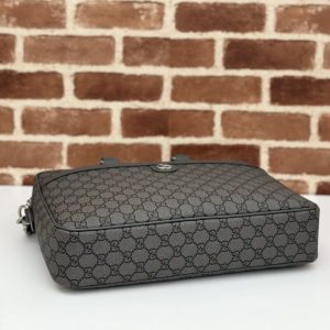 Replica Gucci Crossbody Briefcase Grey 4 Replica Gucci Crossbody Briefcase Grey - high-quality designer bag clone