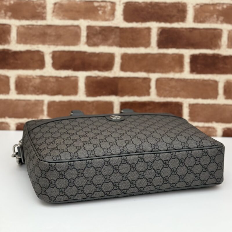 Replica Gucci Crossbody Briefcase Grey 4 Replica Gucci Crossbody Briefcase Grey - high-quality designer bag clone