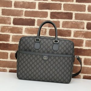 Replica Gucci Crossbody Briefcase Grey 6 Replica Gucci Crossbody Briefcase Grey - ultra-realistic fake designer tote