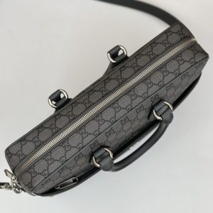 Replica Gucci Crossbody Briefcase Grey 7 Replica Gucci Crossbody Briefcase Grey - best quality luxury bag dupe