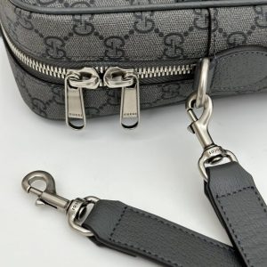 Replica Gucci Crossbody Briefcase Grey 8 Replica Gucci Crossbody Briefcase Grey - authentic-look luxury purse replica