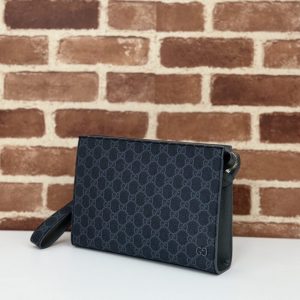 Replica Gucci GG Canvas Pouch Blue 4 Replica Gucci GG Canvas Pouch Blue - high-accuracy replica luxury purse