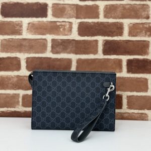 Replica Gucci GG Canvas Pouch Blue 5 Replica Gucci GG Canvas Pouch Blue - best-selling designer handbag dupe