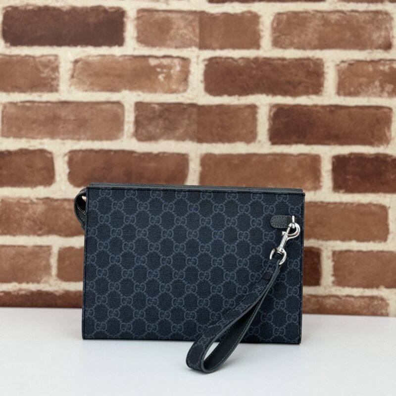 Replica Gucci GG Canvas Pouch Blue 5 Replica Gucci GG Canvas Pouch Blue - best-selling designer handbag dupe