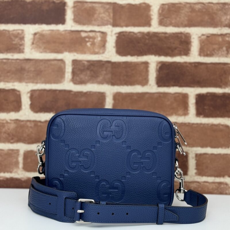 Replica Gucci Jumbo GG Crossbody Blue 2 Replica Gucci Jumbo GG Crossbody Blue - high-quality designer bag clone