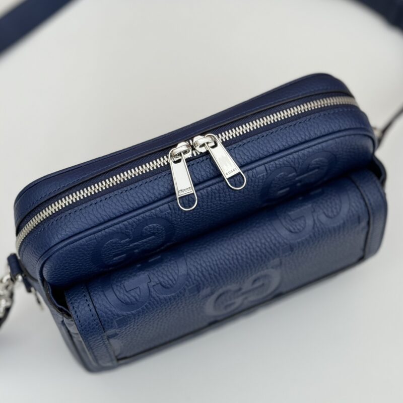 Replica Gucci Jumbo GG Crossbody Blue 8 Replica Gucci Jumbo GG Crossbody Blue - best quality luxury bag dupe