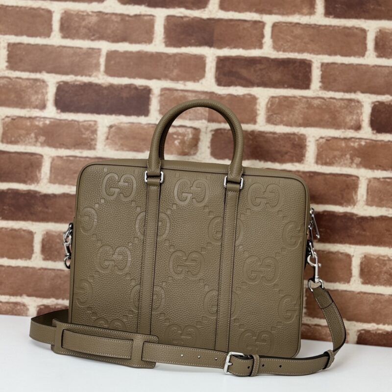 Replica Gucci Briefcase GG Leather Brown 3 Replica Gucci Briefcase GG Leather Brown - elite superclone designer purse