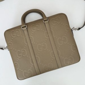 Replica Gucci Briefcase GG Leather Brown 6 Replica Gucci Briefcase GG Leather Brown - authentic-look luxury purse replica