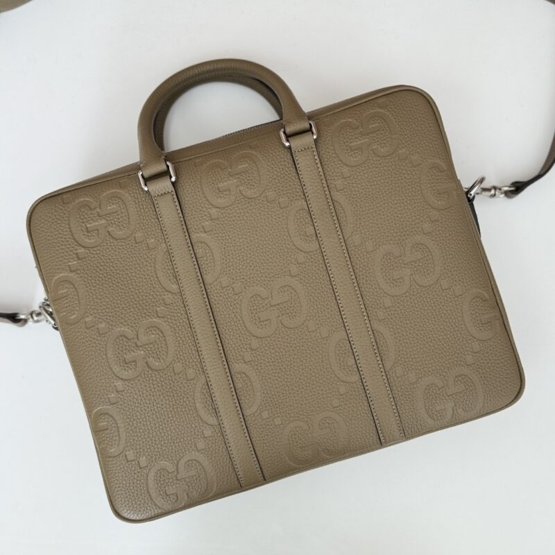 Replica Gucci Briefcase GG Leather Brown 6 Replica Gucci Briefcase GG Leather Brown - authentic-look luxury purse replica