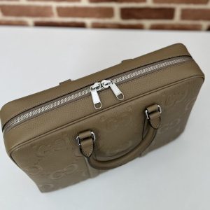 Replica Gucci Briefcase GG Leather Brown 8 Replica Gucci Briefcase GG Leather Brown - high-accuracy replica luxury purse