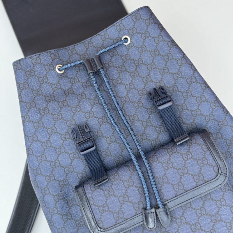 Replica Gucci Large Ophidia Backpack Blue - 1:1 designer replica handbag