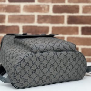 Replica Gucci Large Ophidia Backpack Grey - near-authentic luxury replica handbag